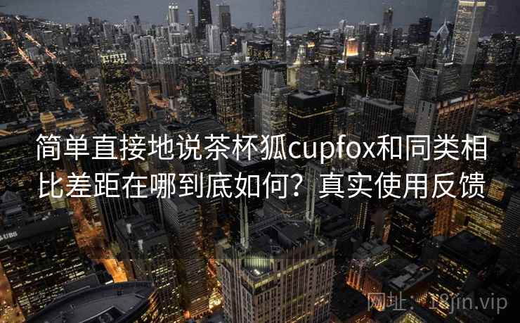 简单直接地说茶杯狐cupfox和同类相比差距在哪到底如何？真实使用反馈