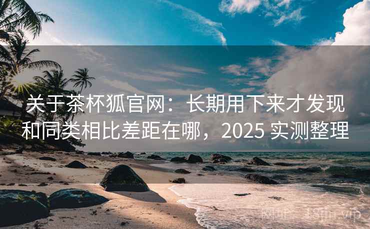 关于茶杯狐官网:长期用下来才发现和同类相比差距在哪,2025 实测整理 关于茶杯狐官网:长期用下来才发现和同类相比差距在哪,2025 实测整理