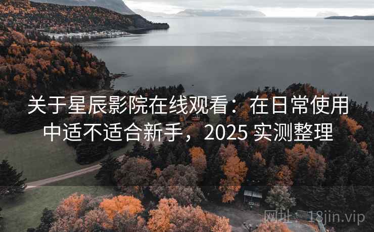 关于星辰影院在线观看：在日常使用中适不适合新手，2025 实测整理